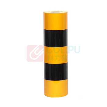哈比恩格 防撞反光标贴 HB-FZBT061 600*1000mm  颜色可选(直纹红白、斜纹黄黑、斜纹红白、直纹黄黑)