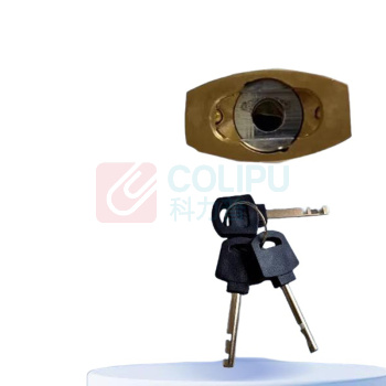 融银之汇 卡封柜员锁专用钱箱锁押运箱寄库 卡封锁 55*30*15mm (黄铜色)
