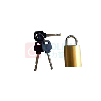 融银之汇 卡封柜员锁专用钱箱锁押运箱寄库 卡封锁 55*30*15mm (黄铜色)