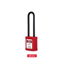 OIMG 绝缘塑料锁 BD-G31 绝缘76mm梁 (红色)