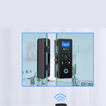 真地 Realand 玻璃门蓝牙指纹锁(配遥控器) ZD208Y 识别速度0.5s 