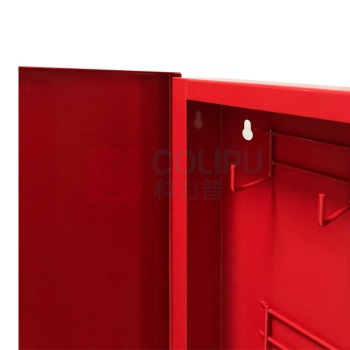 安赛瑞 锁具管理箱(套装) 14731 红色8把塑料挂锁和吊牌,260×322×55mm