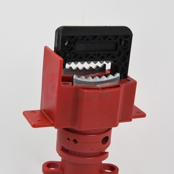 安赛瑞 万用蝶阀锁 37037 红色适用最大手柄宽度4cm