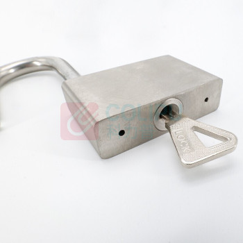 冰禹 不锈钢工业挂锁 BYly-344 30mm短梁通开