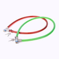锦安行 2112十字锁 JCH-LTS19 颜色随机 φ16mm×95.6cm 锁体宽22mm