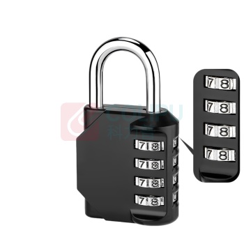 安赛瑞 密码挂锁 EA100904 锁身43×49×21mm 锁梁直径6mm 锁体-锌合金 锁梁-钢 1个
