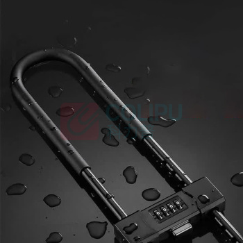 安盾帅 密码锁 U型锁 703密码锁 ADS-6200060 长度345mm (黑色)