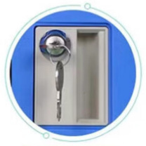XMSJ 塑料更衣柜澡堂浴室游泳馆健身房机械锁钥匙转扣锁 机械锁A