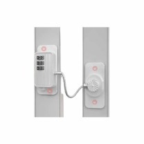 奥本 配电柜锁具 限位定位密码锁 A11 6mm粗整套螺丝+6mm粗钢丝绳