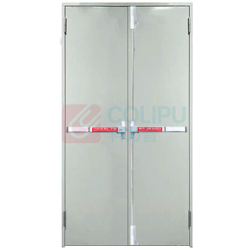 智探政物 防火门推杆锁 65CM铁烤漆 双开门