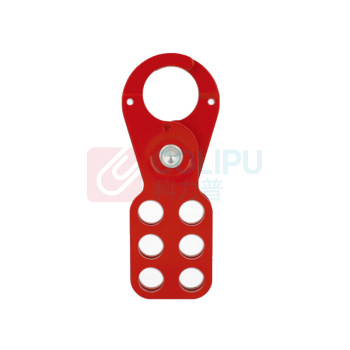 博士 经济型钢质安全搭扣锁喷塑上锁挂牌锁钩安全锁具 BD-K23 40*115 钩径25 (红色)