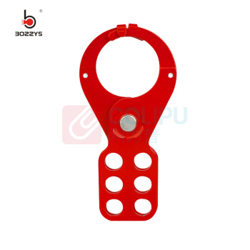 博士 经济型钢质安全搭扣锁喷塑上锁挂牌锁钩安全锁具 BD-K24 40*128 钩径38 (红色)