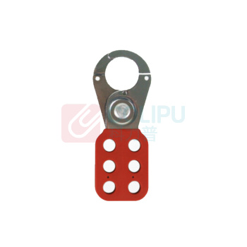 博士 防爆工业六联搭扣钳口钢制搭扣6孔扩锁器安全锁具 BD-K21 40*115 (红色)