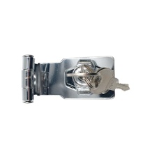 安赛瑞 90度带锁锁牌 5D01048 铁+锌合金 孔径4mm 厚度1.6mm 60*30mm 1个