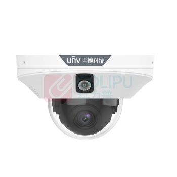 宇视科技 碟形半球网络摄像机 CAM-P04-F20-DX 400万双光警戒