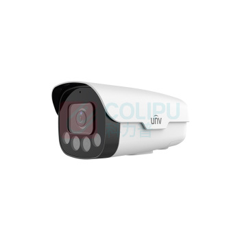 宇视科技 监控摄像机 IPC-H244-WH 4mm焦距 400万智能型全彩警戒筒型网络摄像机 (白色)