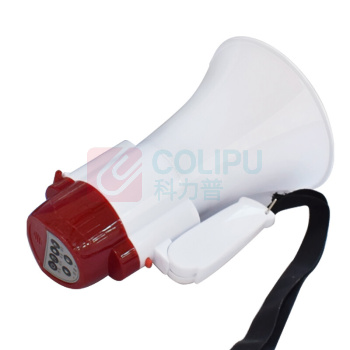 上柯 应急喊话器 B2247 120秒录音手持扩音器喇叭 15瓦(经济款) (红色)