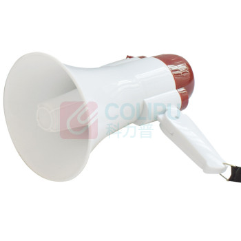 上柯 应急喊话器 B2247 120秒录音手持扩音器喇叭 15瓦(经济款) (红色)