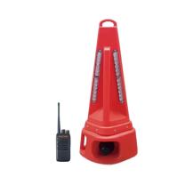 中达 声光路锥 带人工喊话声光路锥 高85x宽33x长33cm 含对讲机