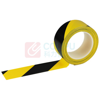 苏识 PVC警示胶带PVC黑黄斑马线 5130352 1320127 宽度5cm*33米 纸管 (黑黄)