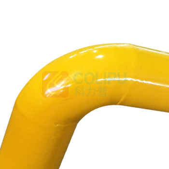 也特 车间防撞栏杆反光路桩挡车杆U型护栏挡车器U型 1400*300*76*1.5mm 含安装
