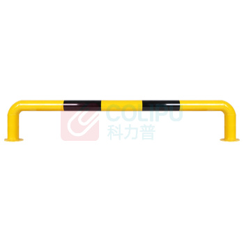 也特 车间防撞栏杆反光路桩挡车杆U型护栏挡车器U型 2100*300*76*1.5mm 含安装