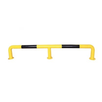 也特 车间防撞栏杆反光路桩挡车杆M型护栏挡车器 2000*300*76mm 含安装