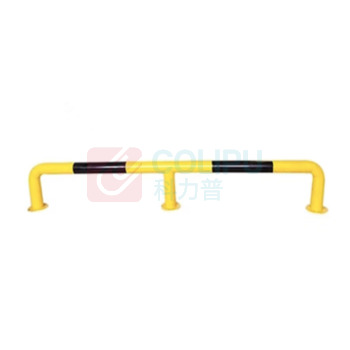 也特 车间防撞栏杆反光路桩挡车杆M型护栏挡车器 1800*300*76mm 含安装