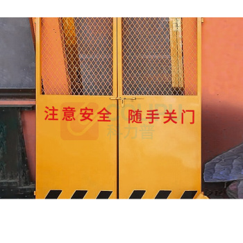 夜莺 施工电梯门 100049568964 蓝色中建门带门框2.4m高*1.4m宽-边框厚0.8mm