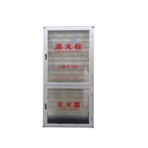 罗德力 有机玻璃消防栓箱铝合金门框 1800mm*700mm 配磨砂板