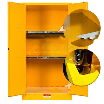 弗莱仕 安全柜 F-FBG1 890*590*460mm 12加仑 (黄色)