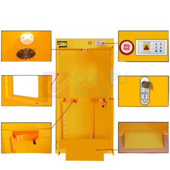 海麦斯 危化品防火柜易燃液体储存柜 HMS-QP02 1900mmx450mmx900mm