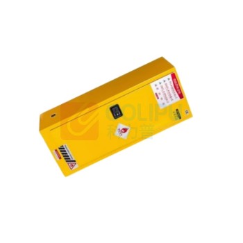 弗莱仕 工业化学安全柜 FLASH0022(防爆型) 22加仑 加厚 外尺寸590*460*1650mm ,内尺寸507*370*1500mm 83升单门 镀锌隔板 (黄色)