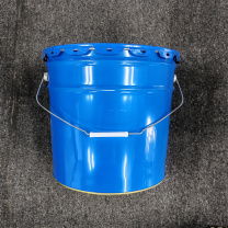BAIMA 铁桶 BM2505 20L(带盖) (蓝色)