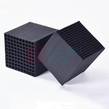 ZLGOLD 疏水型活性炭 100*100*100mm 吸苯量不小于40%,碘值不小于800,使用寿命不小于8000小时,比表面积大于900平方米1克,体积密度小于380公斤/立方米