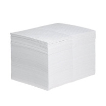 安赛瑞 吸油棉片 7H00107 规格:40cm*50cm*2mm 压点易撕型白色【100PCS/B】 (白色) 100片/包