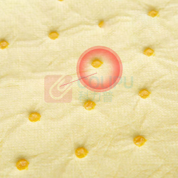 安赛瑞 化学吸液棉片 7H00110 规格:40cm*50cm*2mm 压点易撕型黄色【100PCS/B】 (黄色) 100片/包