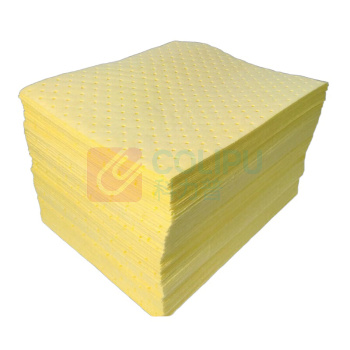 冰禹 化学品吸液棉 工业吸油棉片吸附棉 BYL-118 100037629398 (黄色) 100片/包