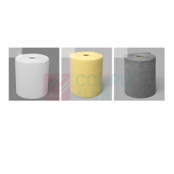 知旦 3mm复合压点吸油棉卷材 ZD5824 厚3mm*40cm宽*5m长 (灰色)