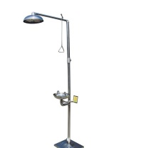 百舸 BAIGE 洗眼器 复式喷淋式 H=2300mm 不锈钢