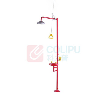 安赛瑞 复合式冲淋洗眼器 14750 总高2.3m,喷淋流量120L/m,洗眼流量12L/m