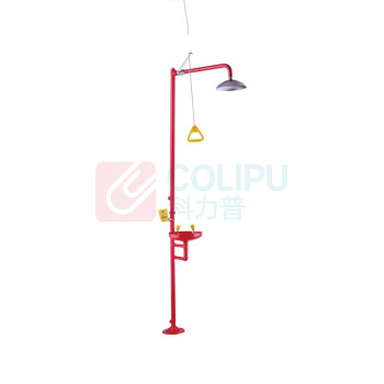 安赛瑞 复合式冲淋洗眼器 14750 总高2.3m,喷淋流量120L/m,洗眼流量12L/m