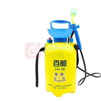鸣固 验厂双口便携式喷雾器洗眼器5L紧急移动台式压力实验室工业用 100033094459 (5L便携式)