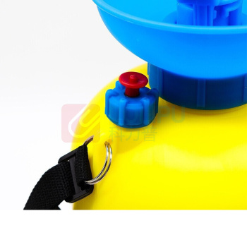 鸣固 验厂双口便携式喷雾器洗眼器5L紧急移动台式压力实验室工业用 100033094459 (5L便携式)