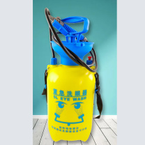 赫思迪格 便携式验厂双口双喷头洗眼器 HGJ-233 5L便携式不带压力表