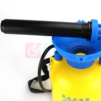赫思迪格 便携式验厂双口双喷头洗眼器 HGJ-233 5L便携式不带压力表