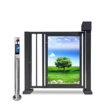 启功 智能广告小门铝合金人脸识别小门 QG-XM20900