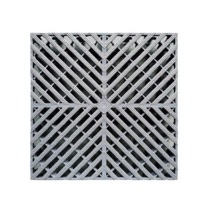 庄太太 网格板 多功能塑料拼接格栅 ZTTDD-854 500*500*60mm (灰色)