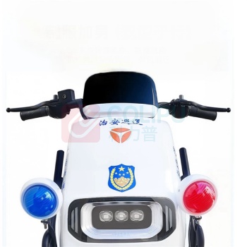 雅迪 电动两轮摩托车 S15(定制) 60V20AH 定制全套警示标志,带警示红蓝灯,优质原厂铅酸电池6块