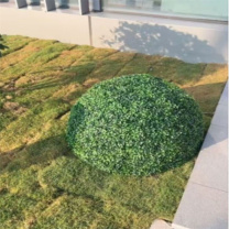 勤凯 户外绿植井盖遮挡钢筋草球 半圆状 直径1.4米*高50CM